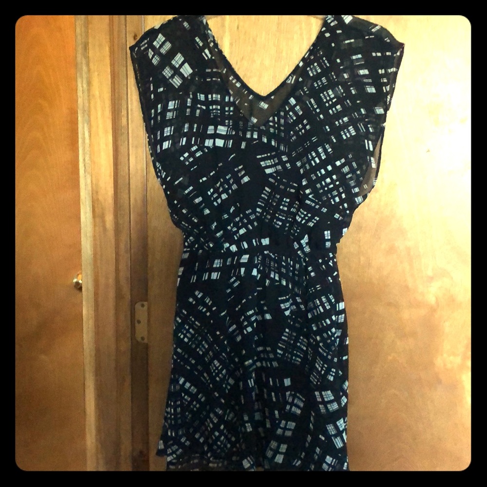 Black and white dress